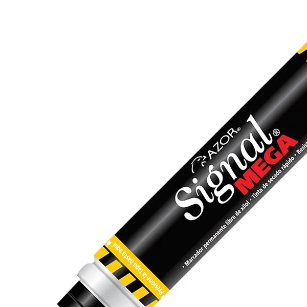 MARCADOR PERM. GRUESO MET. SIGNAL MEGA NGO. E.6 C.144